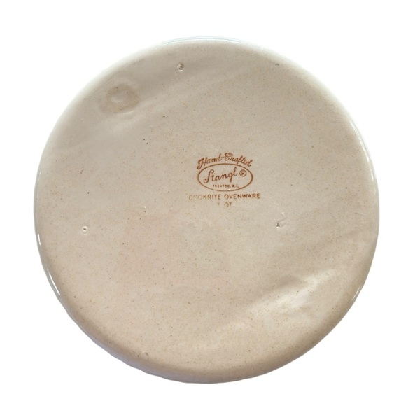 VTG STANGL POTTERY HANDCRAFTED COOKRITE OVENWARE 1 QT CASSEROLE SOUFFLÉ DISH USA - Picture 2 of 9